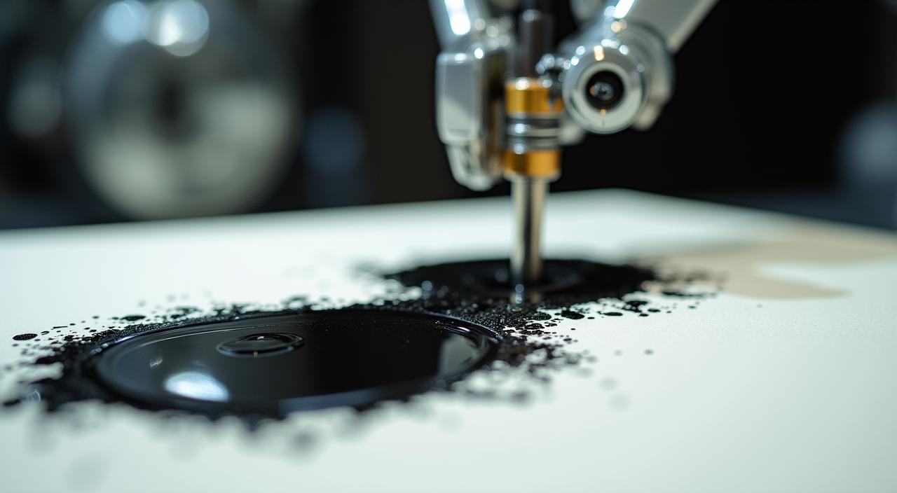 和紙の上に広がる墨の滲みと、力強い筆致のクローズアップ